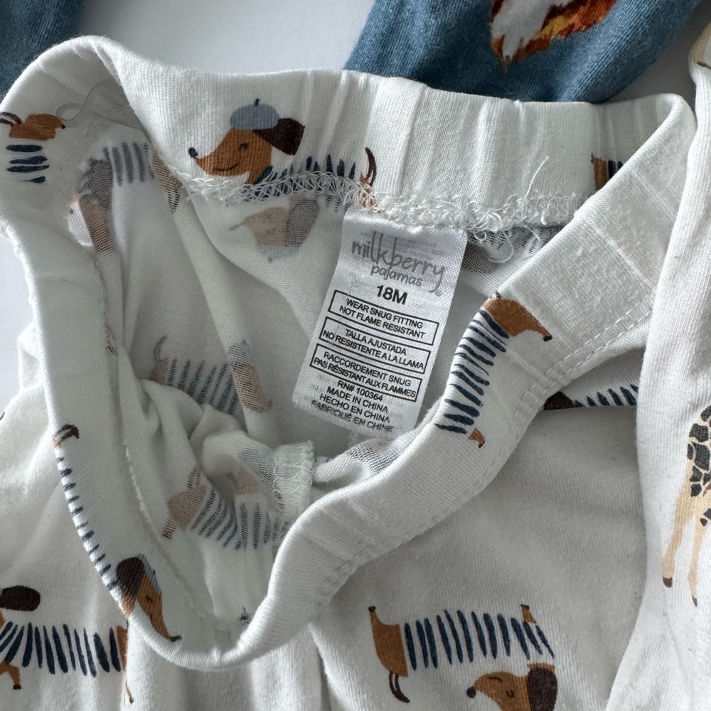Bamboo Misc Pajama Lot Sizes 18-24M - Picture 11 of 15